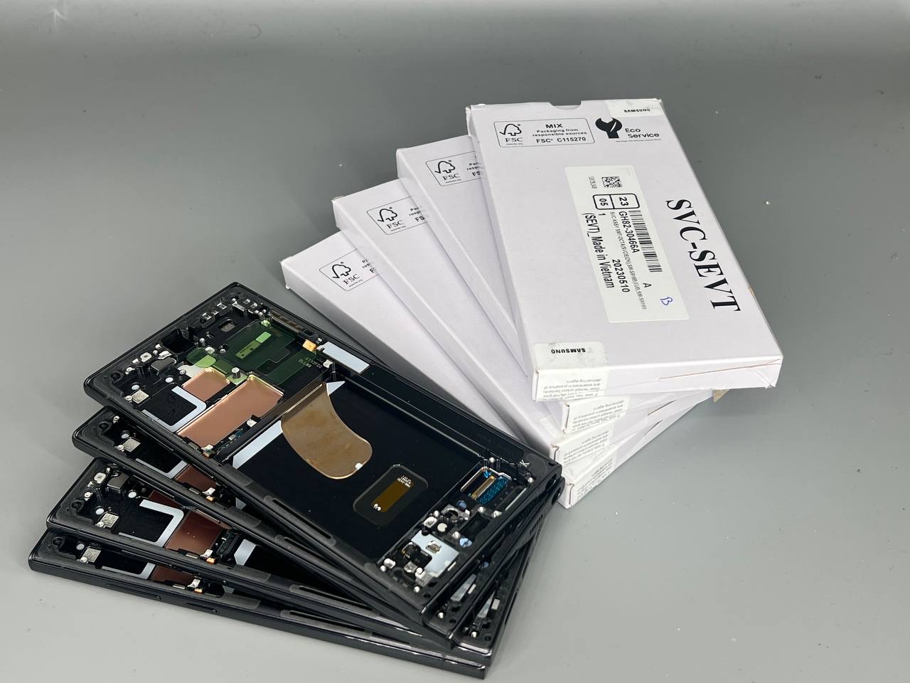 Lcd sam s23 ultra + frame service pack
