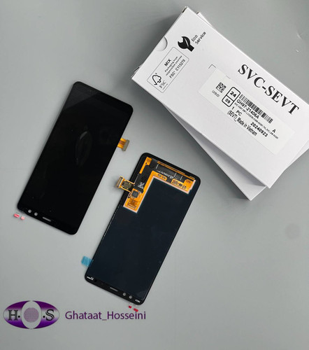 Lcd sam A530 _A8 2018 اصلی گلس چنج