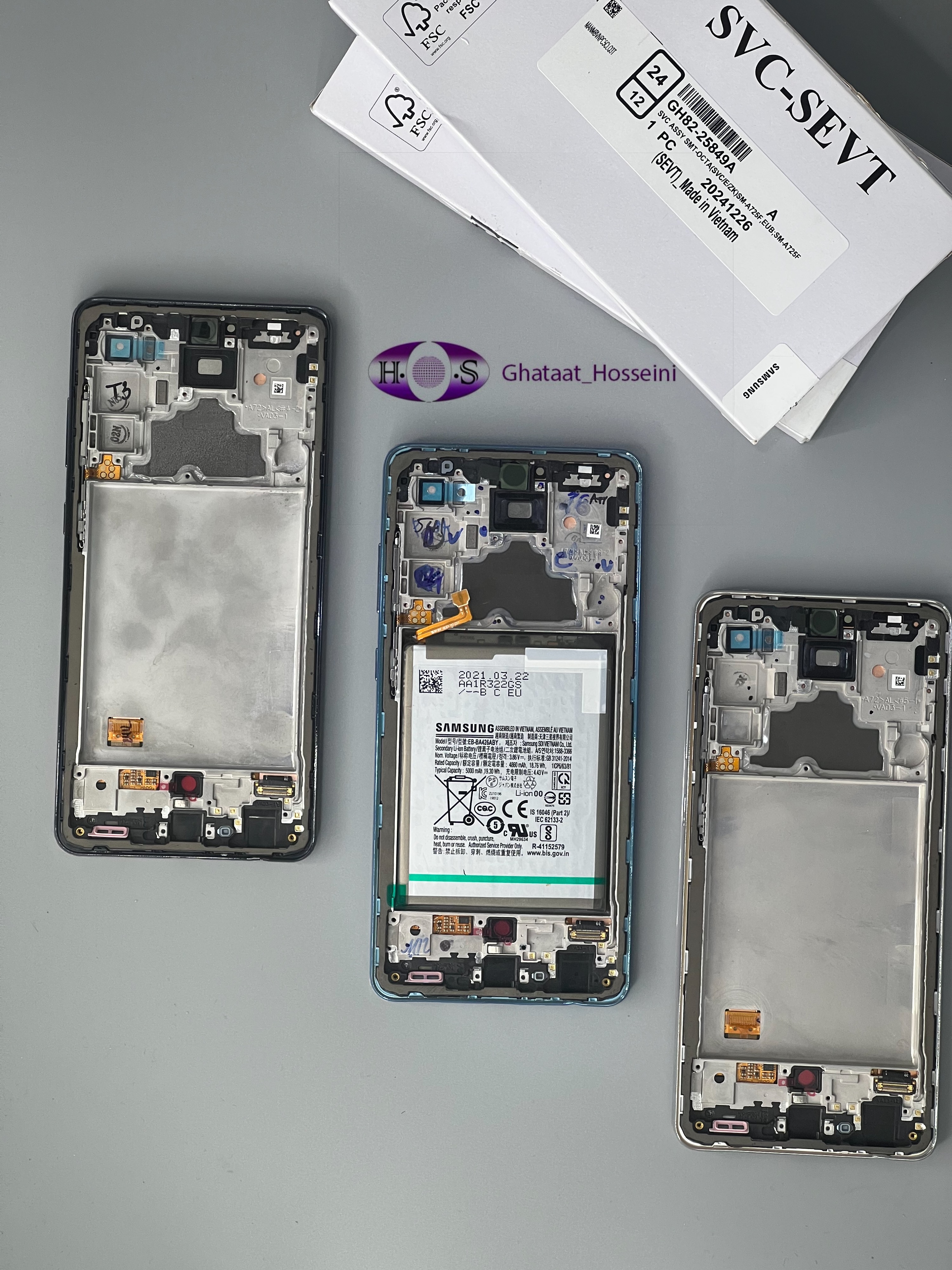 Lcd sam A72 service pack