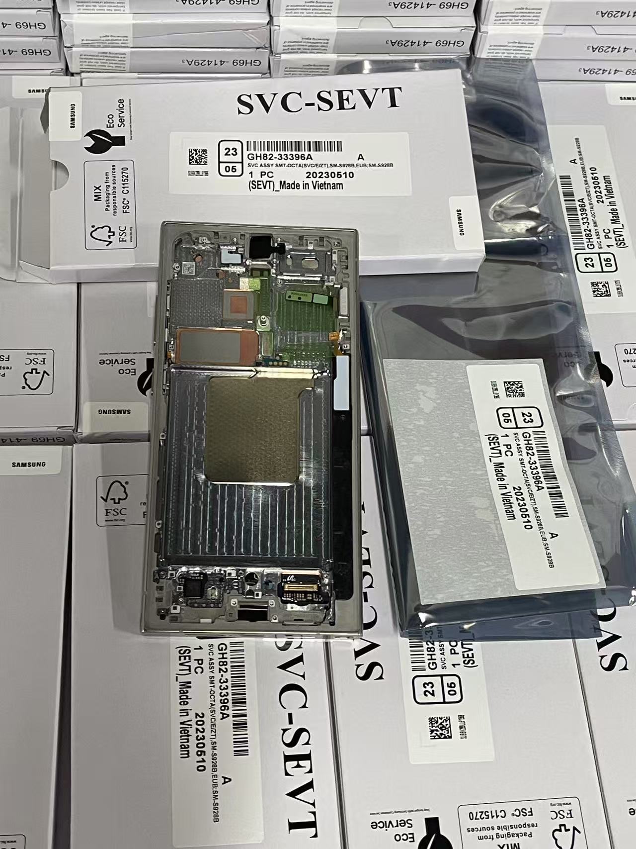 Lcd sam s24 ultra+frame org service pack