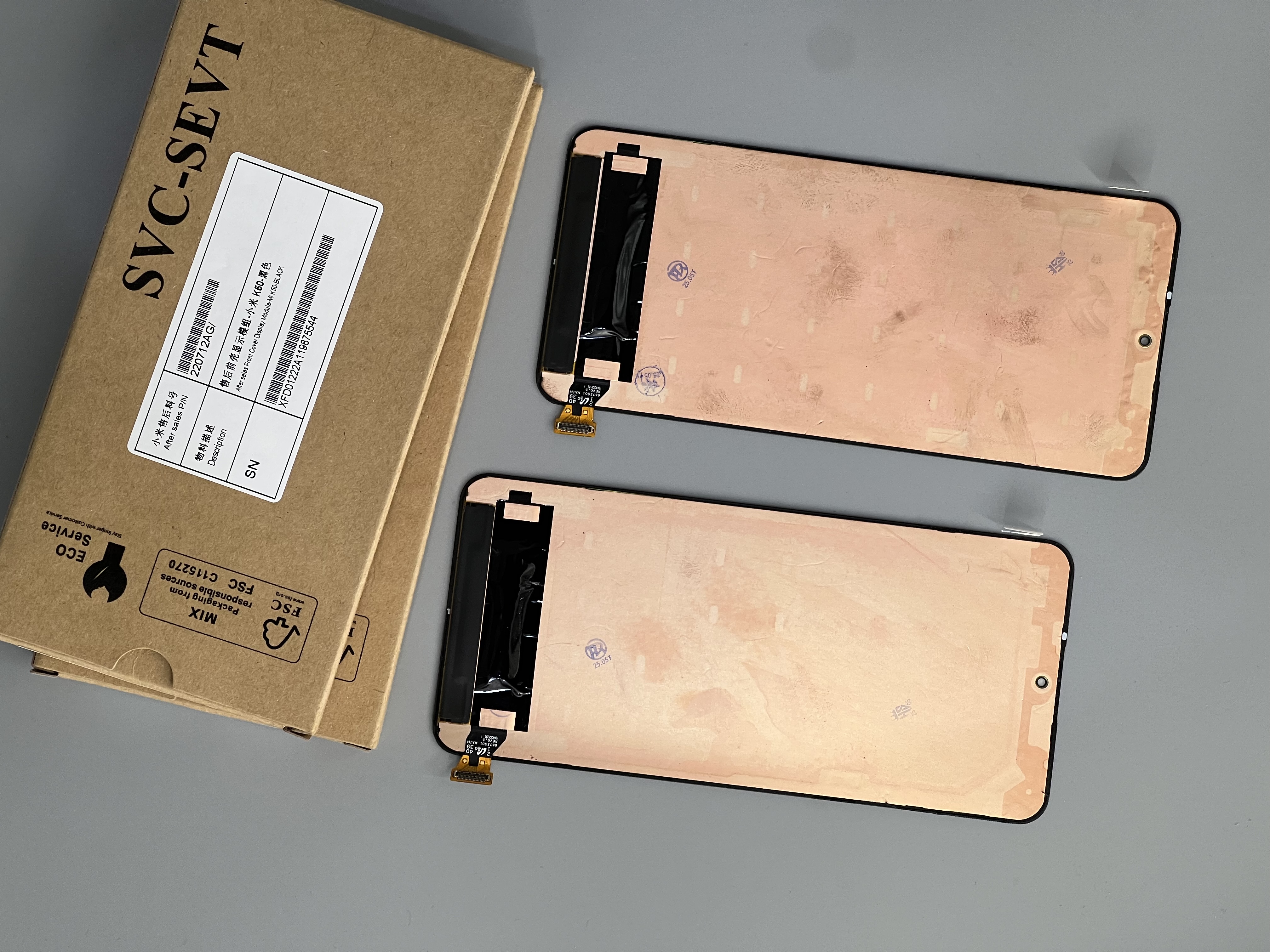 تاچ والسیدی گوشی شیامی Xiaomi Redmi K50 بدون فریم صددرصد اصلی
