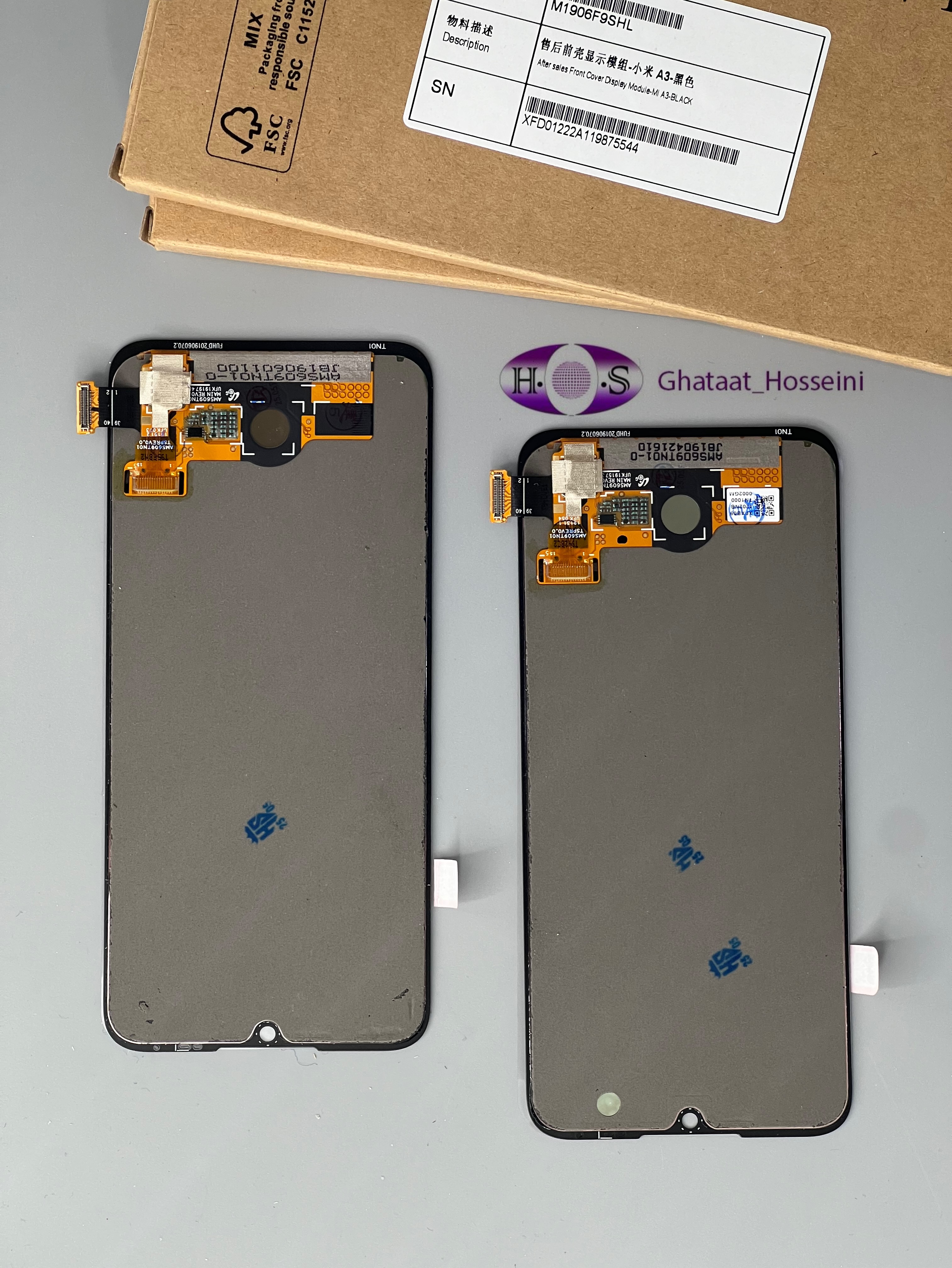 تاچ و السیدی گوشی شیامی Xiaomi Mi A3 No Frame Orgبدون فریم اورجینال