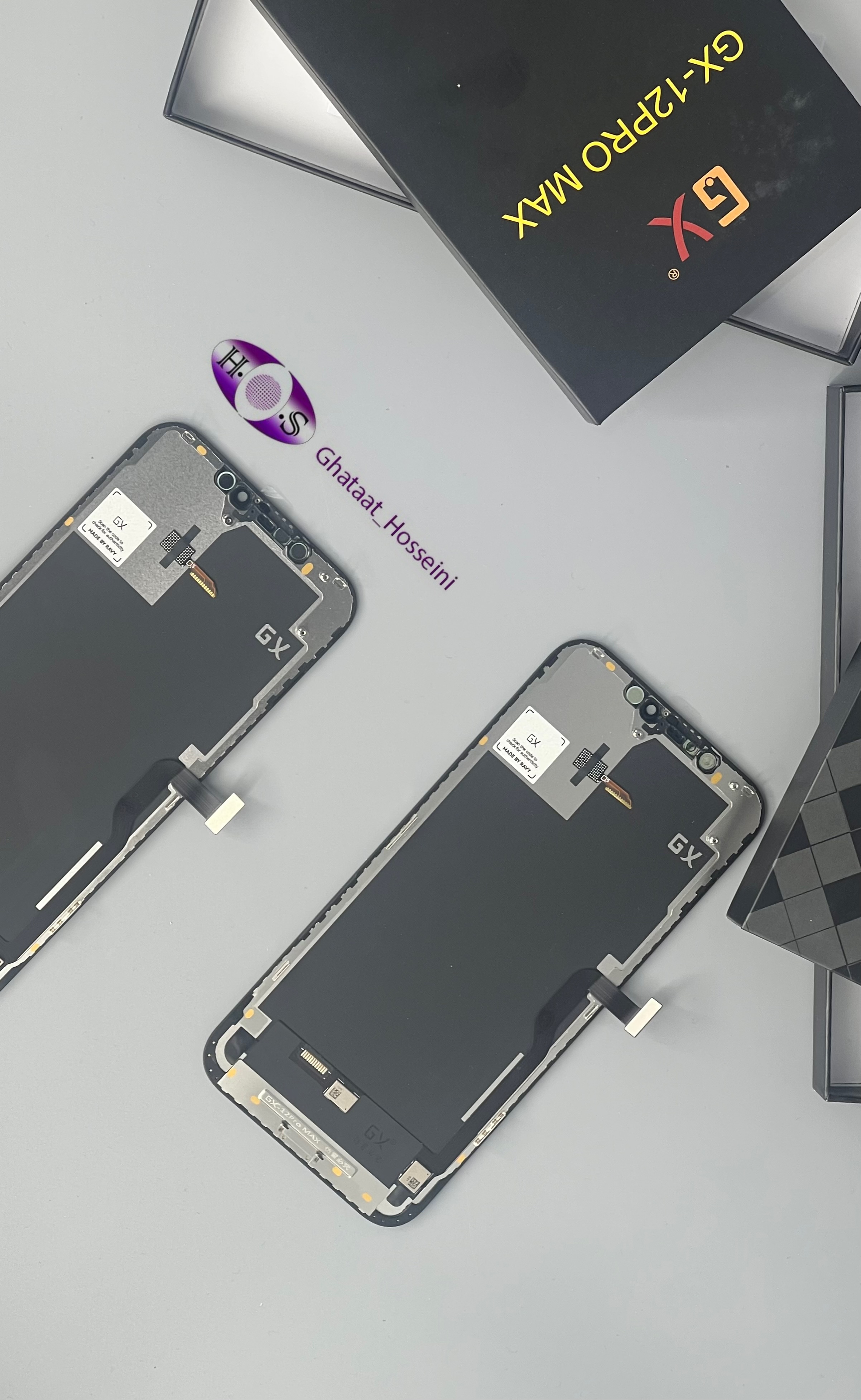 تاچ و السیدی گوشی ایفون 12پرو مکس Iphone 12pro max Gx hard oledبافریم جی ایکس هارد اولدو قابلیت پروگرام