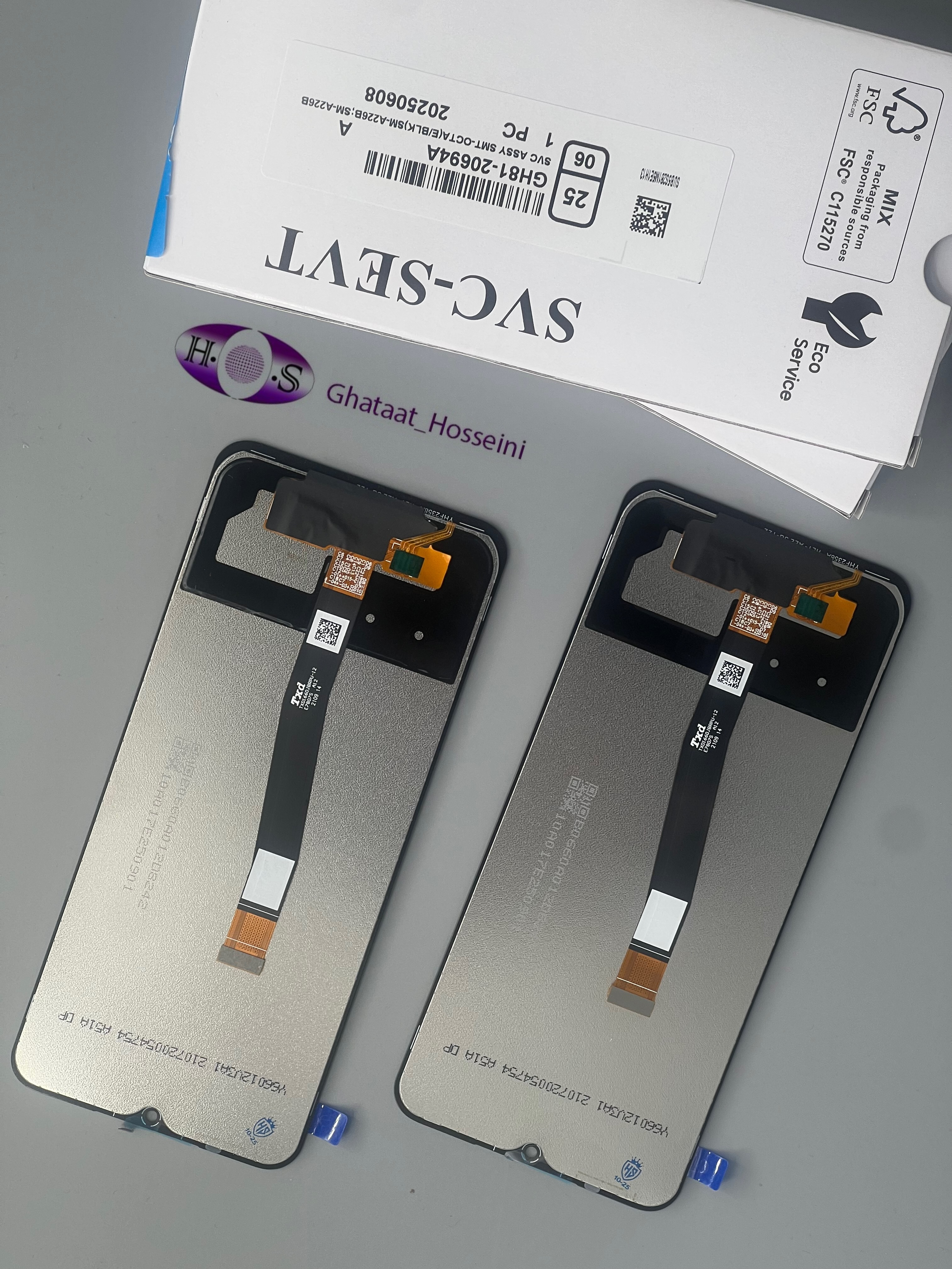 تاچ والسیدی سامسونگ Samsung A22/A26 5Gبدون فریم اورجینال سرویس پک