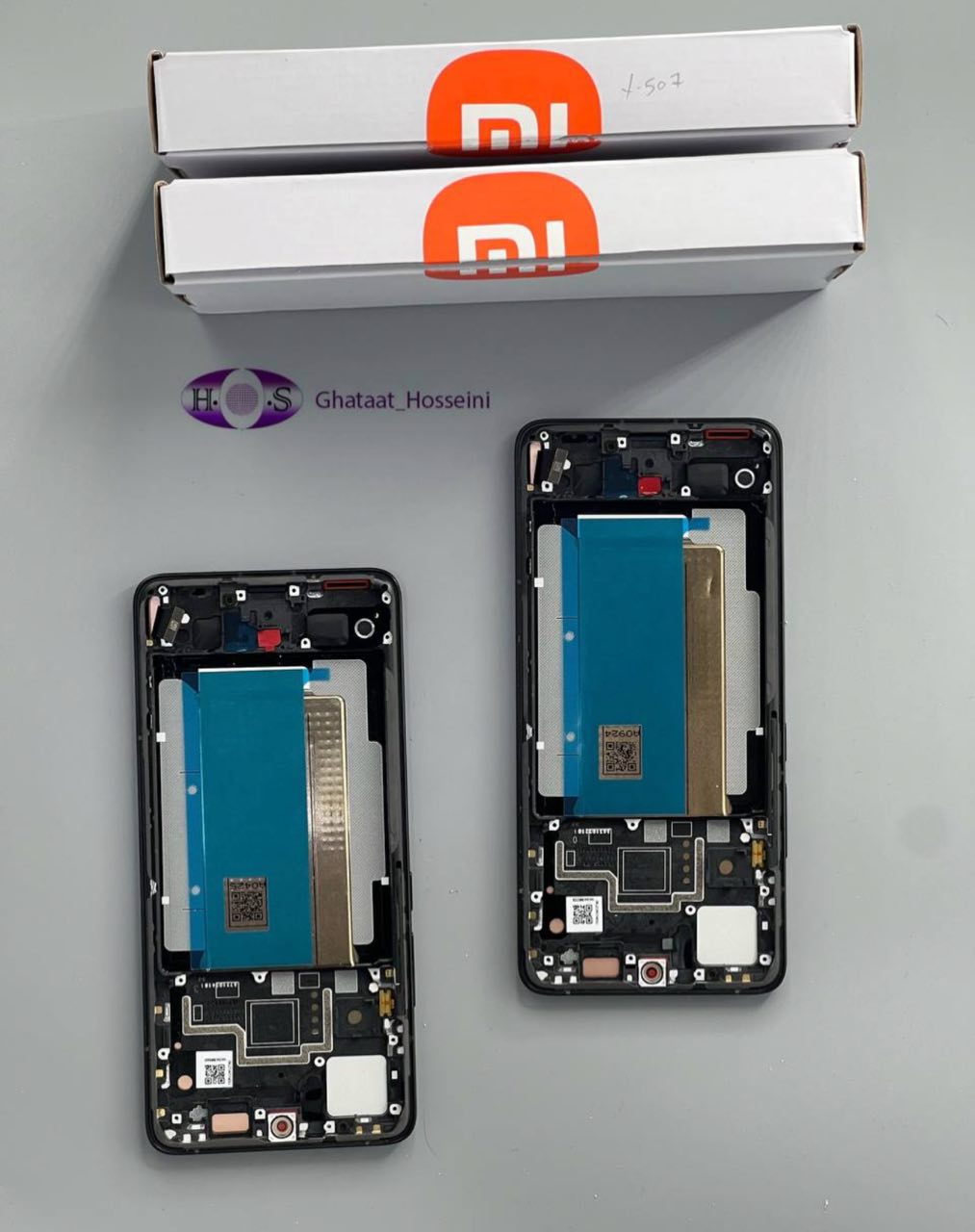 تاچ والسیدی گوشی شیامی Xiaomi F6pro+Frame orgبافریم اورجینال سرویس پک
