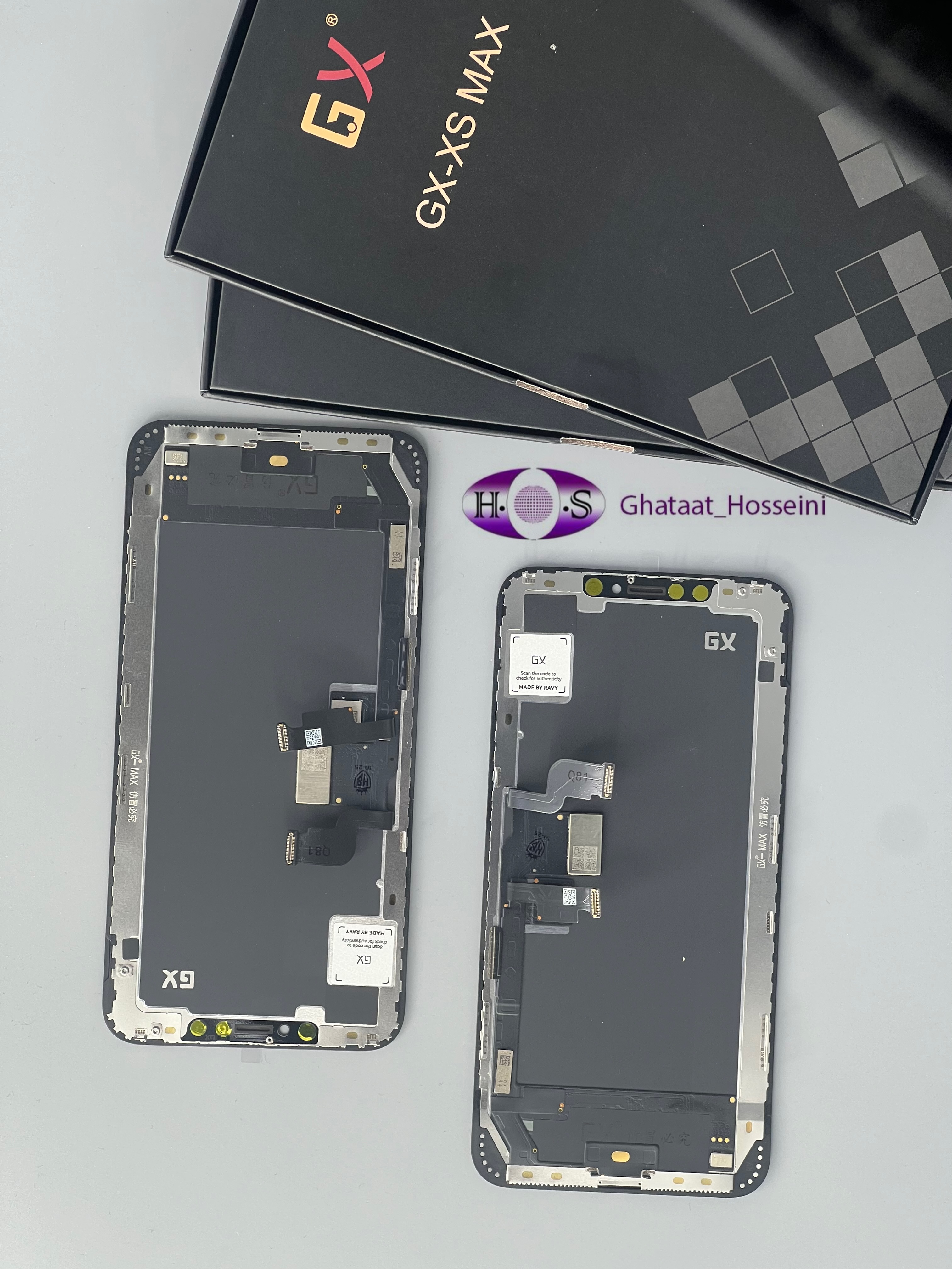 تاچ و السیدی گوشی ایفون ایکس اس مکس Iphone XS MAX GXبافریم اولد جی ایکس هارد