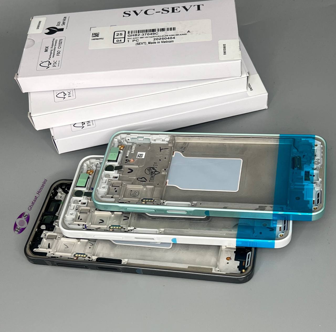 تاچ و السیدی گوشی سامسونگ Samsung A26/A266+Frame Service packبافریم اورجینال شرکتی