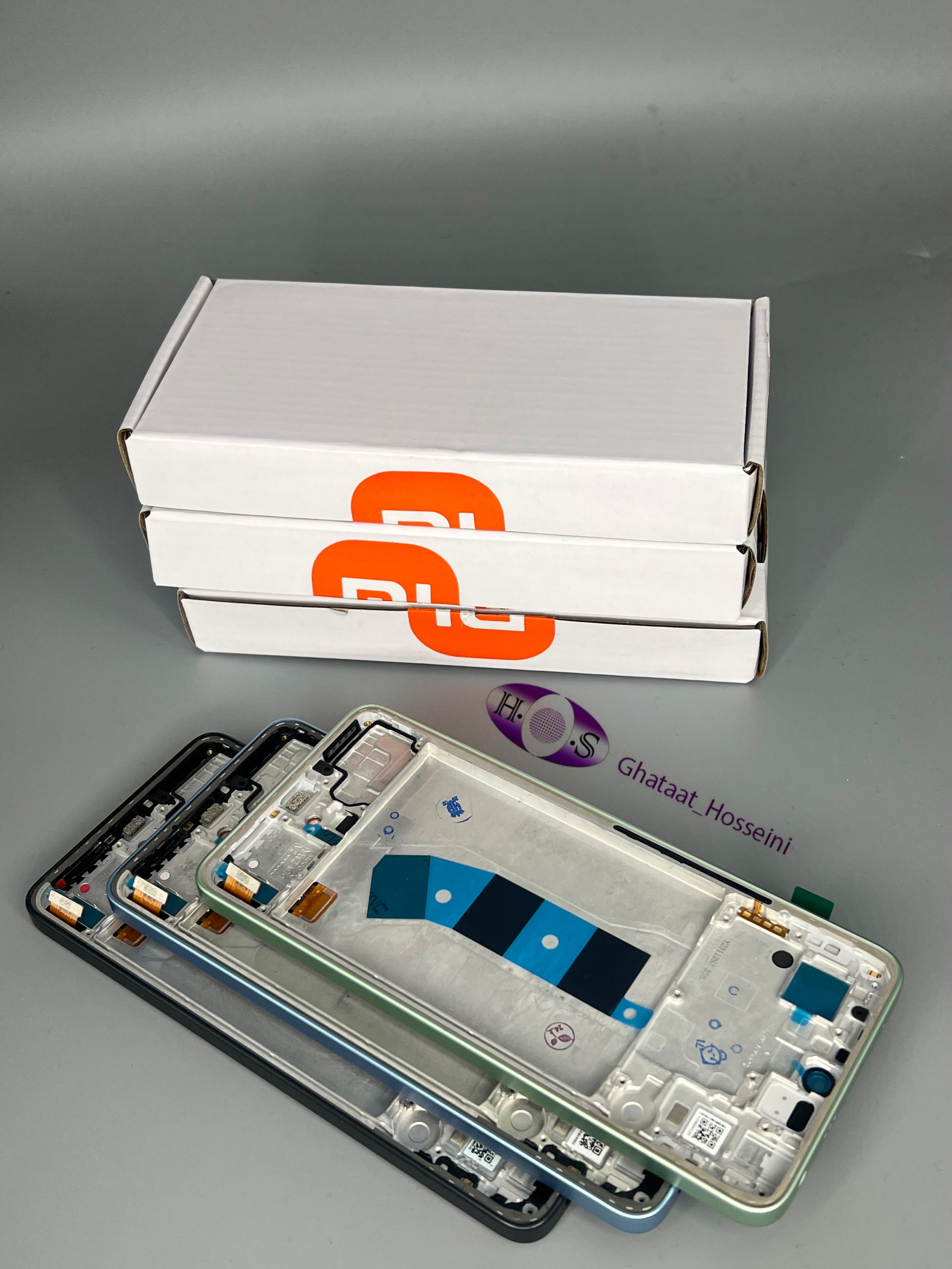 تاچ و السیدی گوشی شیامی Xiaomi Redmi Note13 4G+Frame org service packبافریم اورجینال سرویس پک