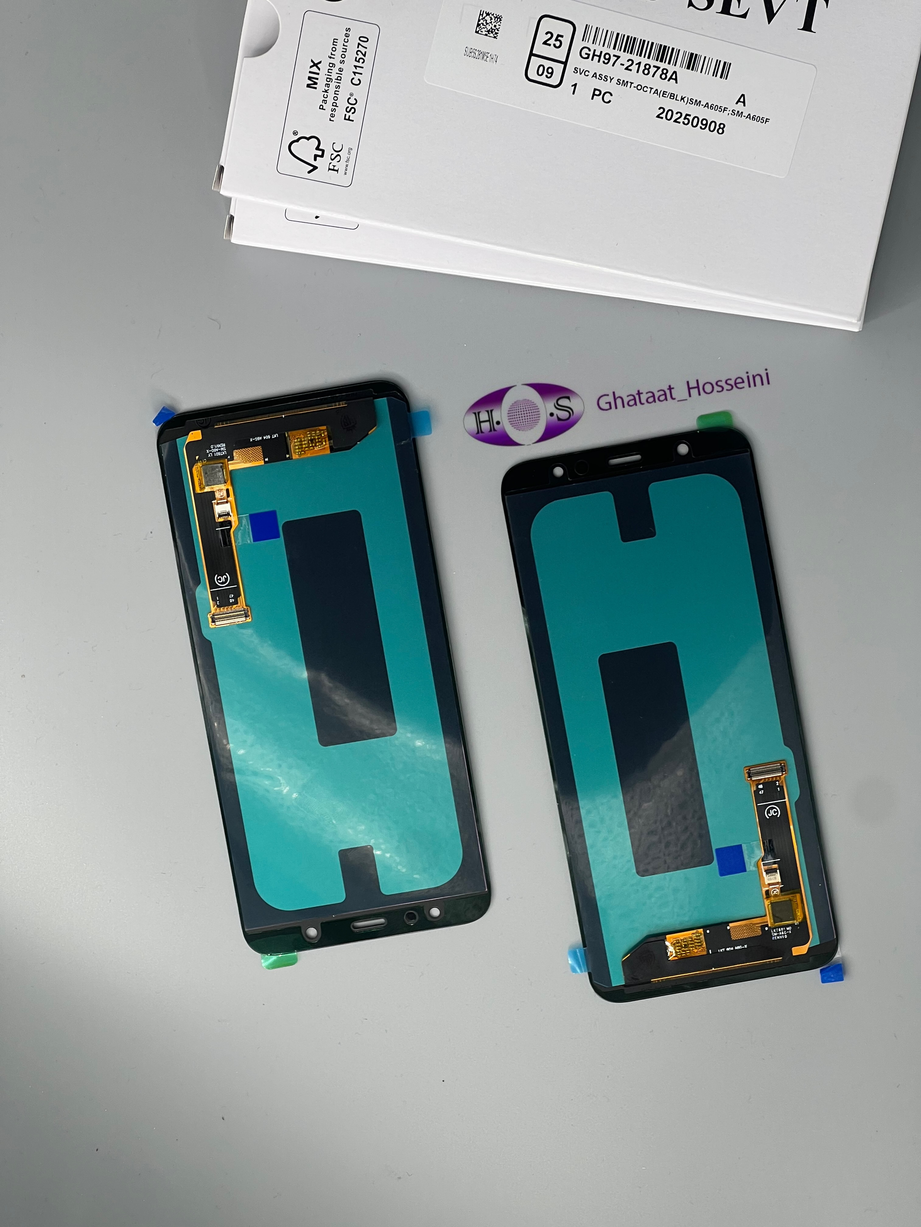 تاچ و السیدی گوشی سامسونگ Samsung A6plus/A605 Oled Flat Jcبدون فریم اولد