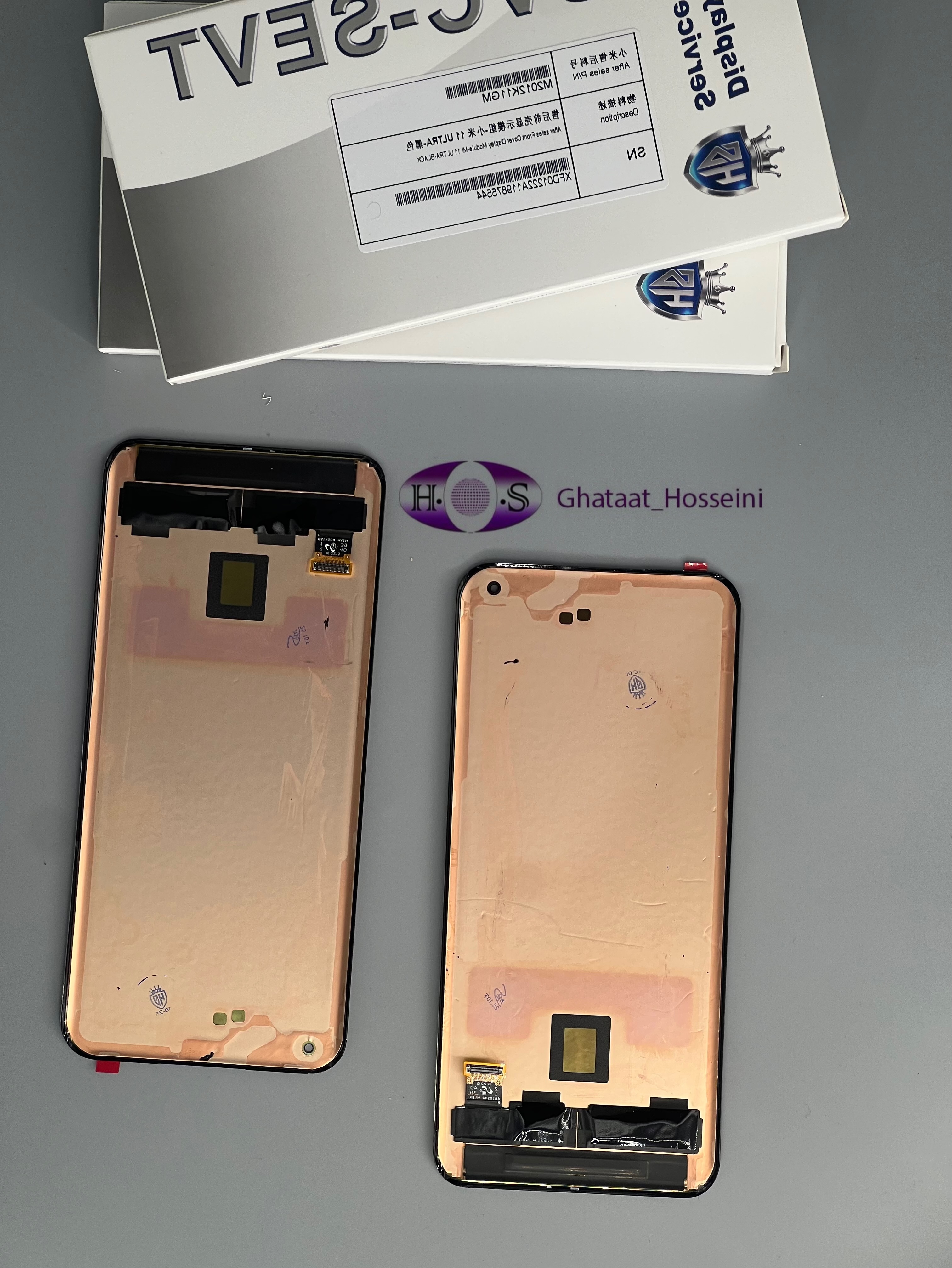 تاچ و السیدی گوشی شیامی Xiaomi Mi11 Ultra/11 ultraبدون فریم اورجینال سرویس پک