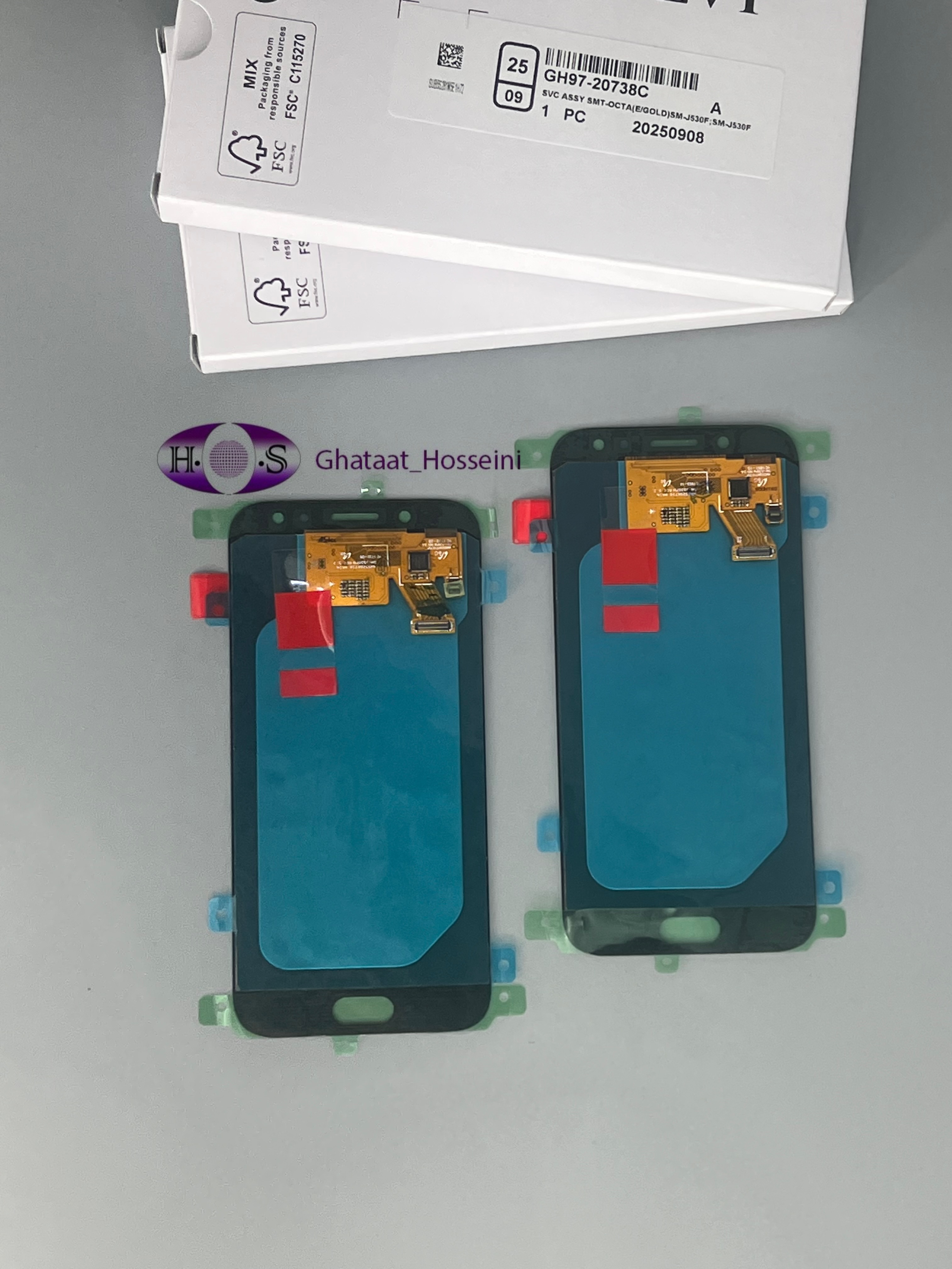 تاچ و السیدی گوشی سامسونگ Samsung J530/J5Pro Org Cgبدون فریم اورجینال گلس چنج