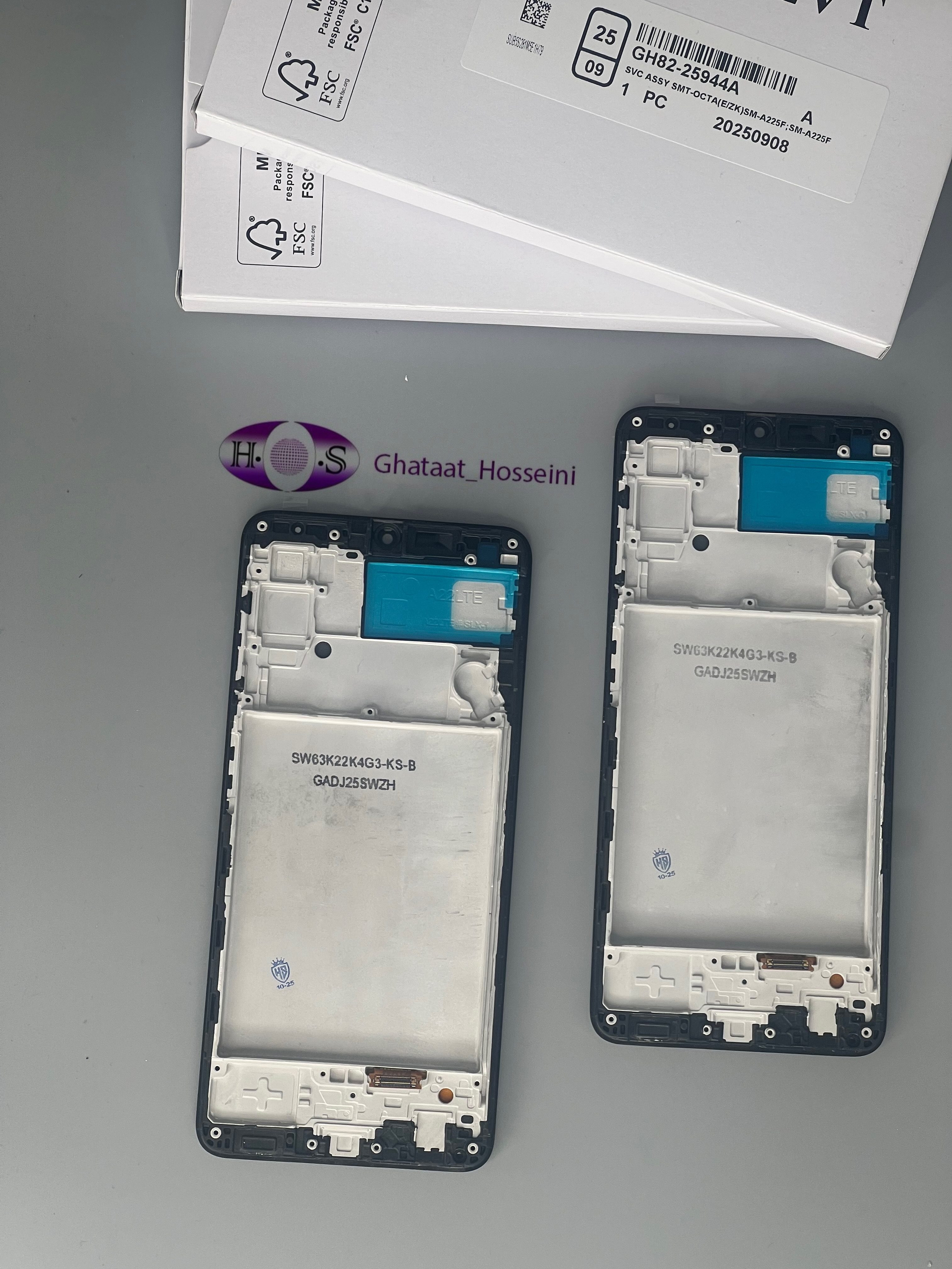 تاچ و السیدی گوشی سامسونگ Samsung A22/A225 4G +Frame Incellبافریم اینسل