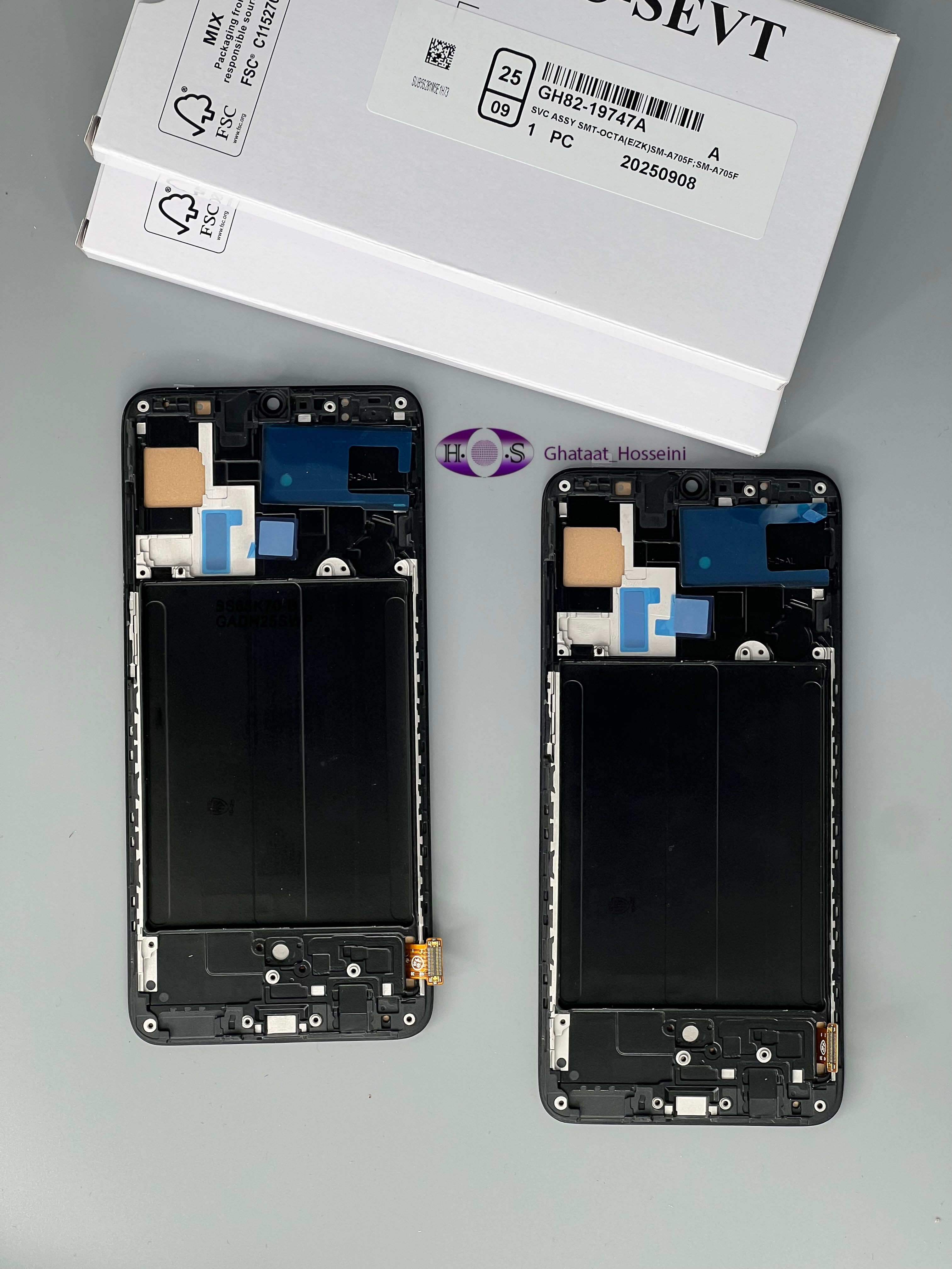 تاچ و السیدی گوشی سامسونگ Samsung A70/A705+Frame Incell بافریم اینسل