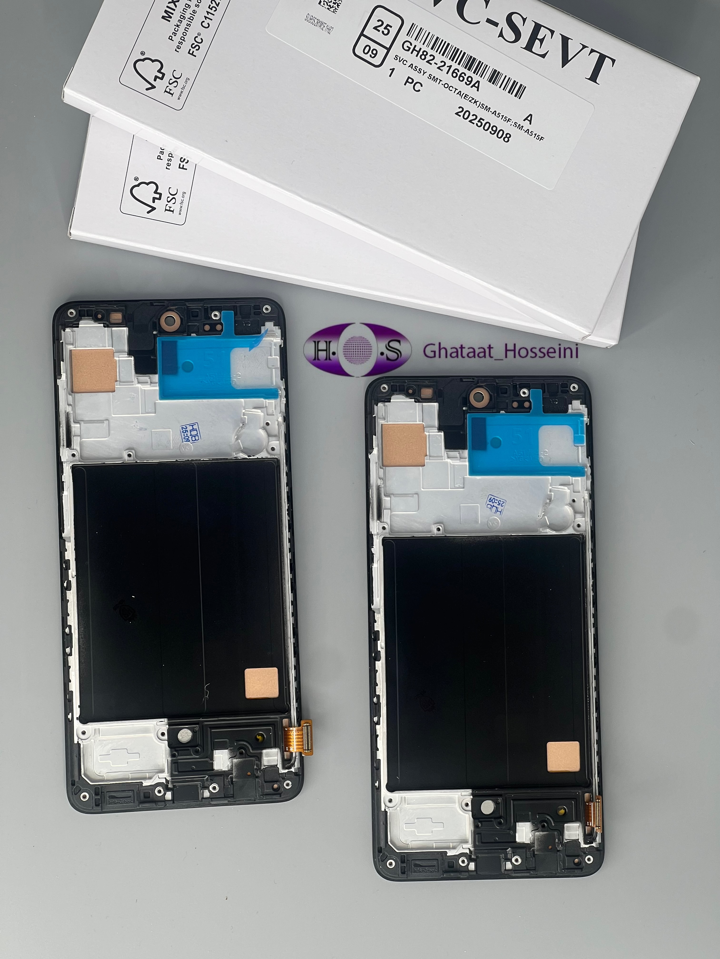 تاچ والسیدی گوشی سامسونگ Samsung A51/A515+Frame Incellبافریم اینسل