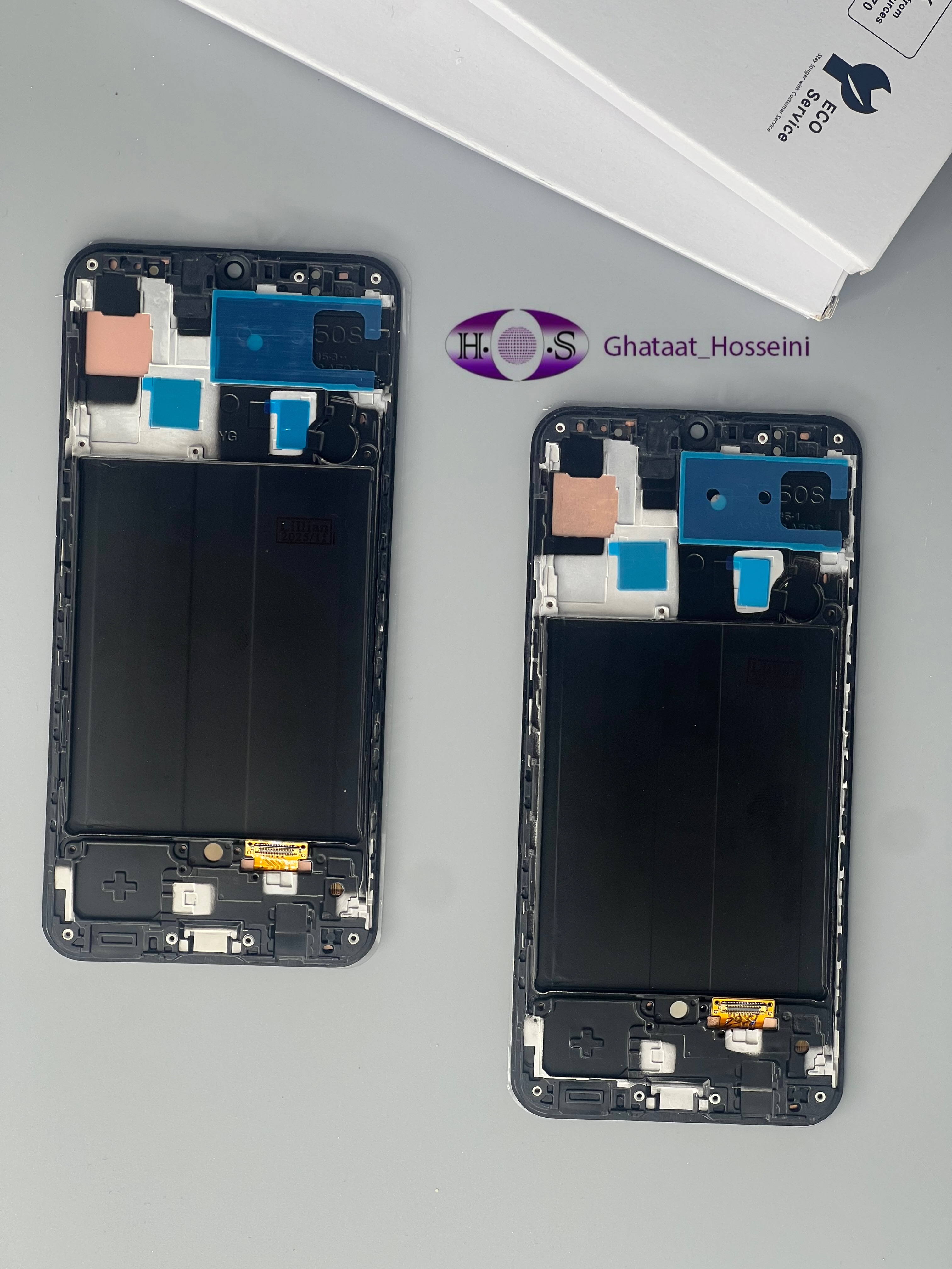تاچ و السیدی گوشی سامسونگ Samsung A50s/A507+Frame orgبافریم اورجینال