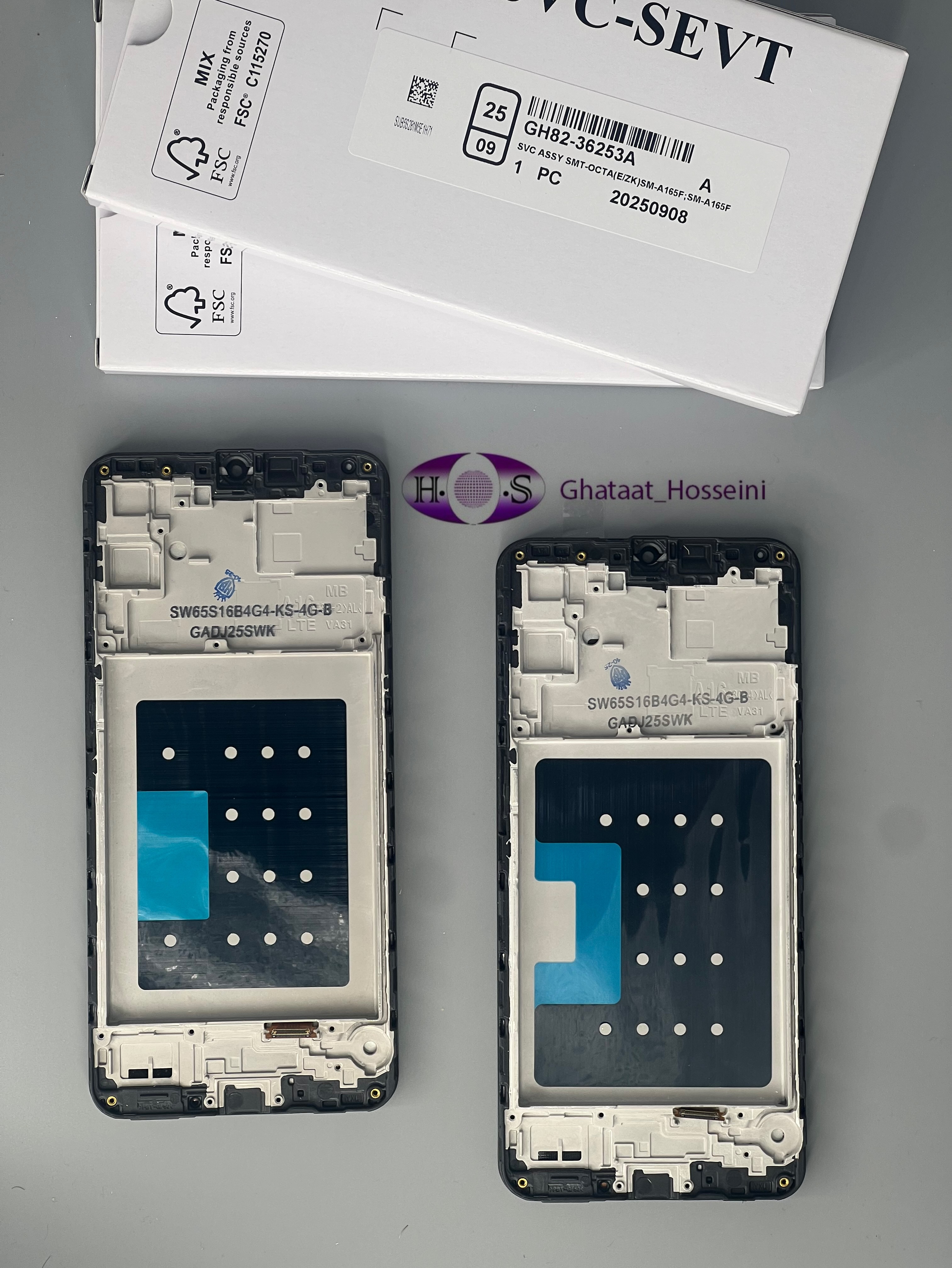 تاچ والسیدی سامسونگ Samsung A16/A165 4G+Frame Incellبافریم اینسل