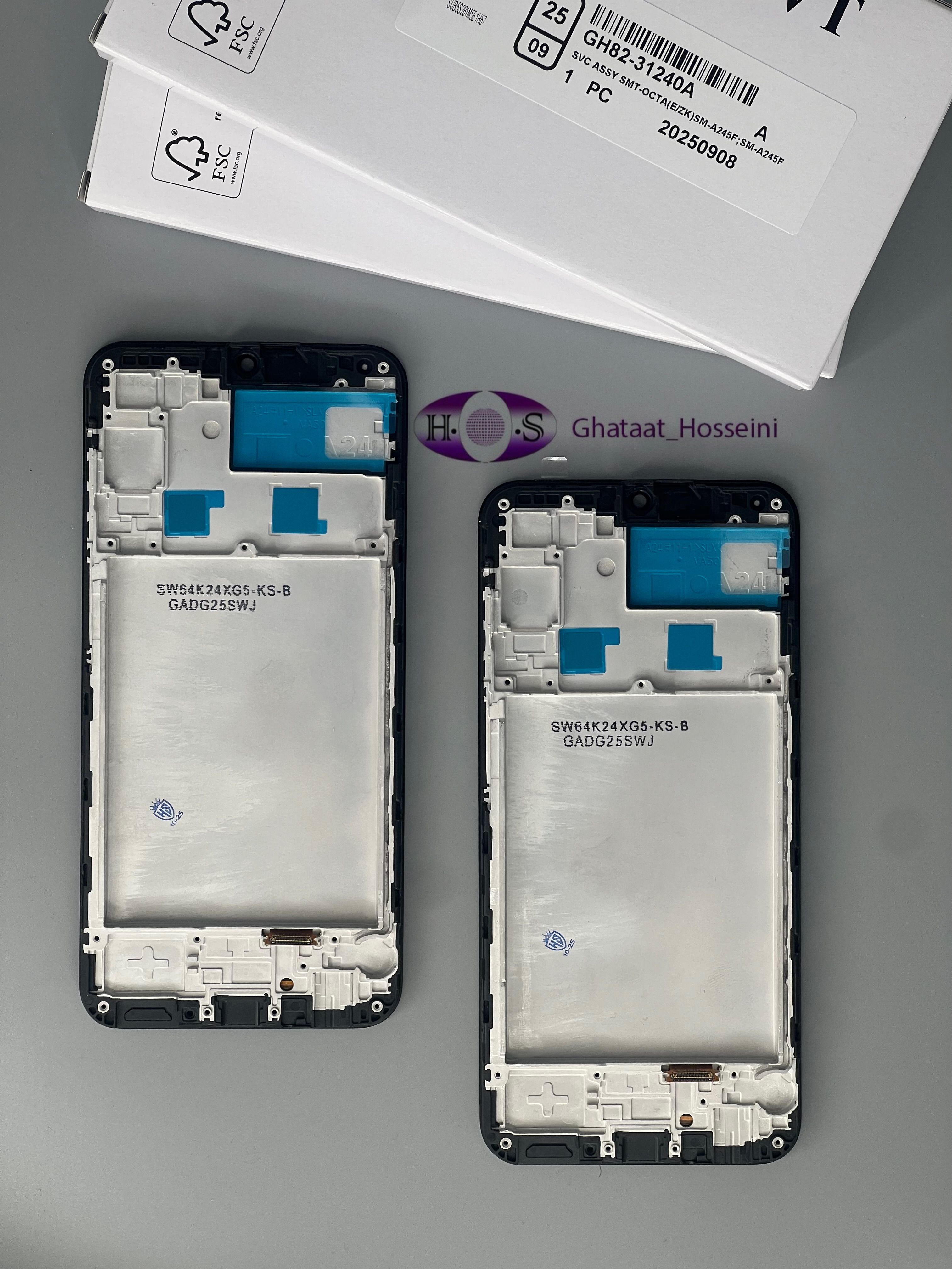 تاچ والسیدی گوشی سامسونگ Samsung A24/A245+Frame Incellبافریم اینسل