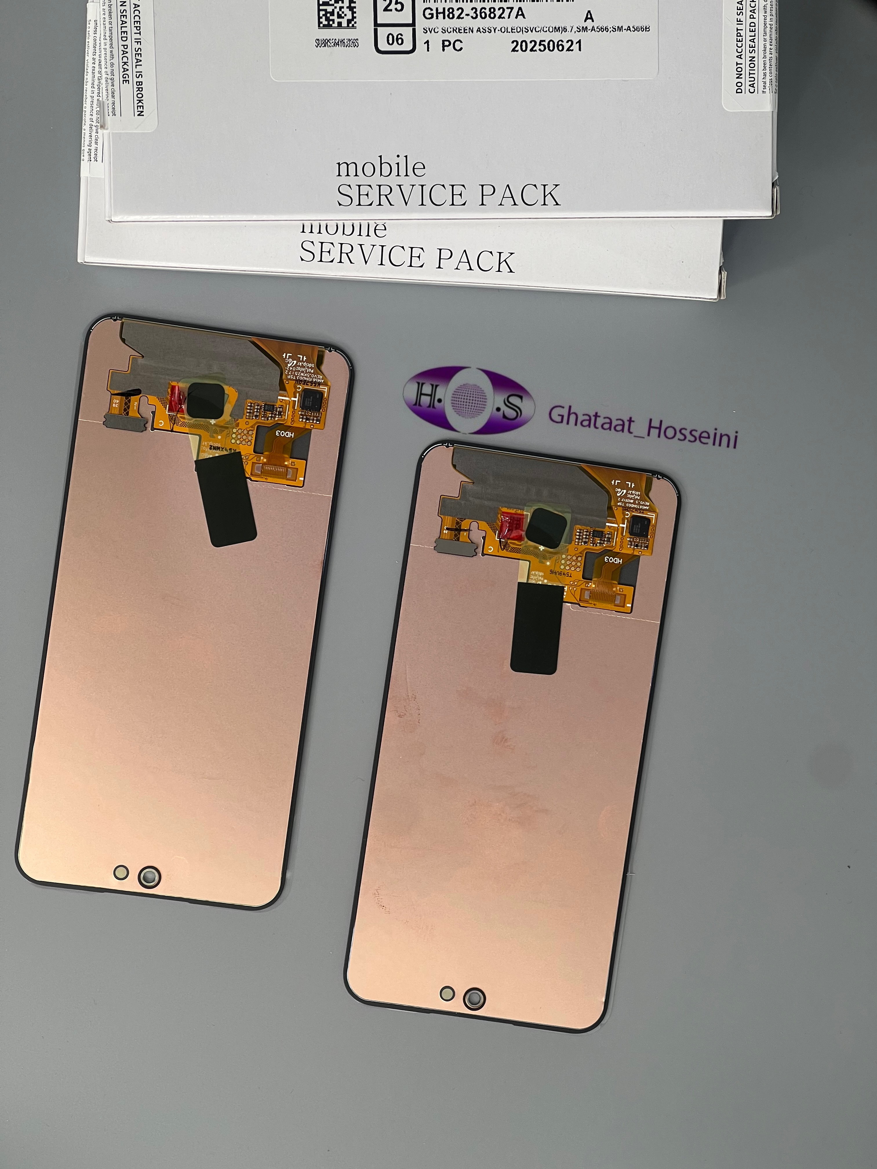 تاچ و السیدی گوشی سامسونگ Samsung A56/A566 5G Org Service packبدون فریم اورجینال سرویس پک