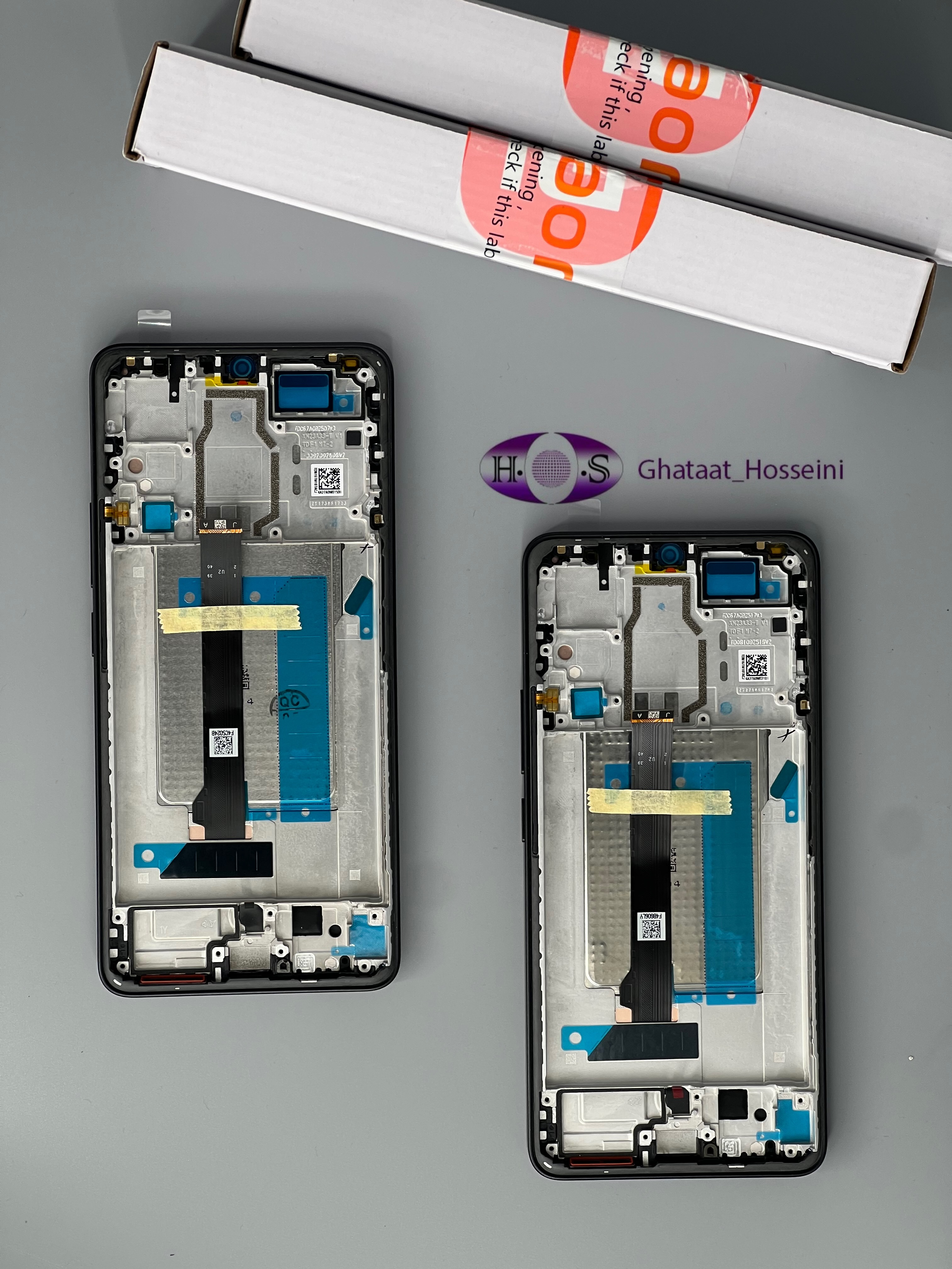 تاچ و السيدي گوشي شيامي Xiaomi Poco F6+Frame org service packبافريم اورجينال سرويس پك