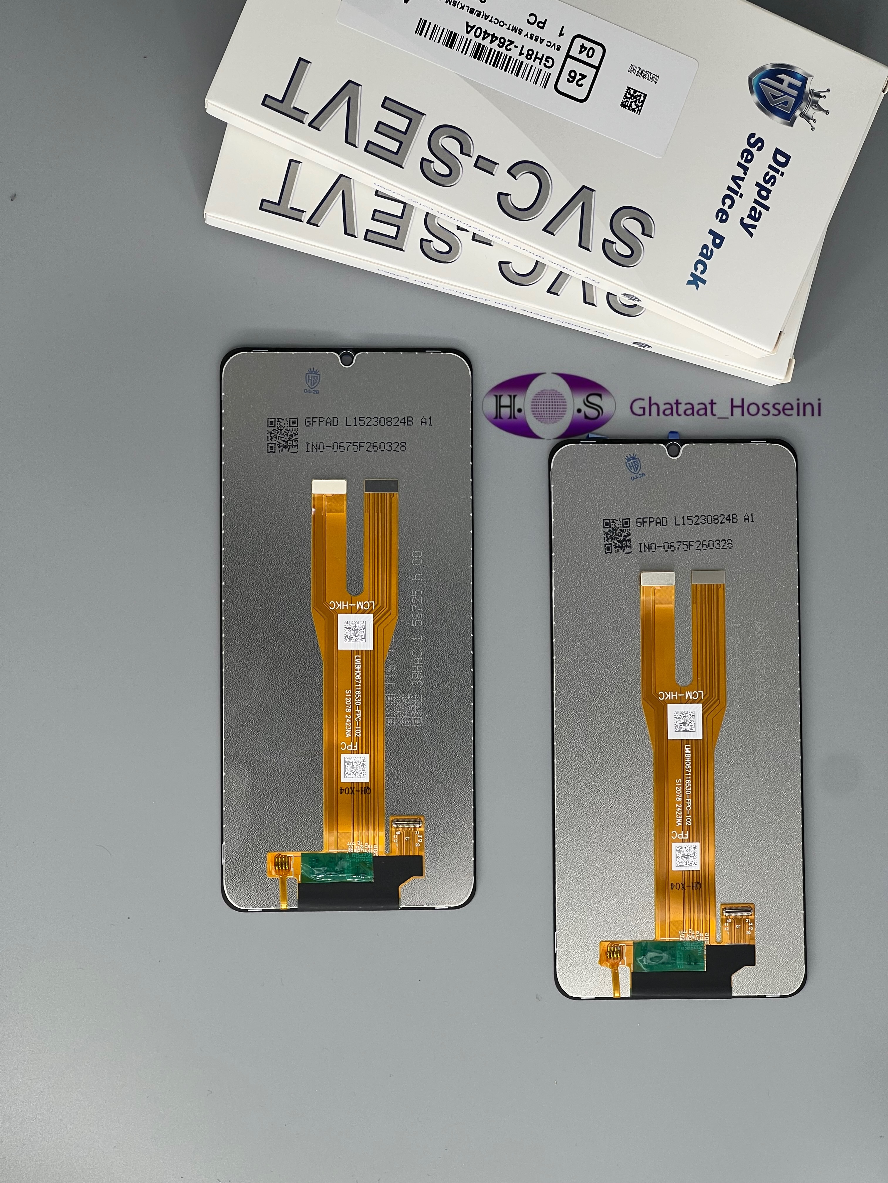تاچ و السیدی گوشی سامسونگ Samsung A06/A065fبدون فریم اصلی سرویس پک