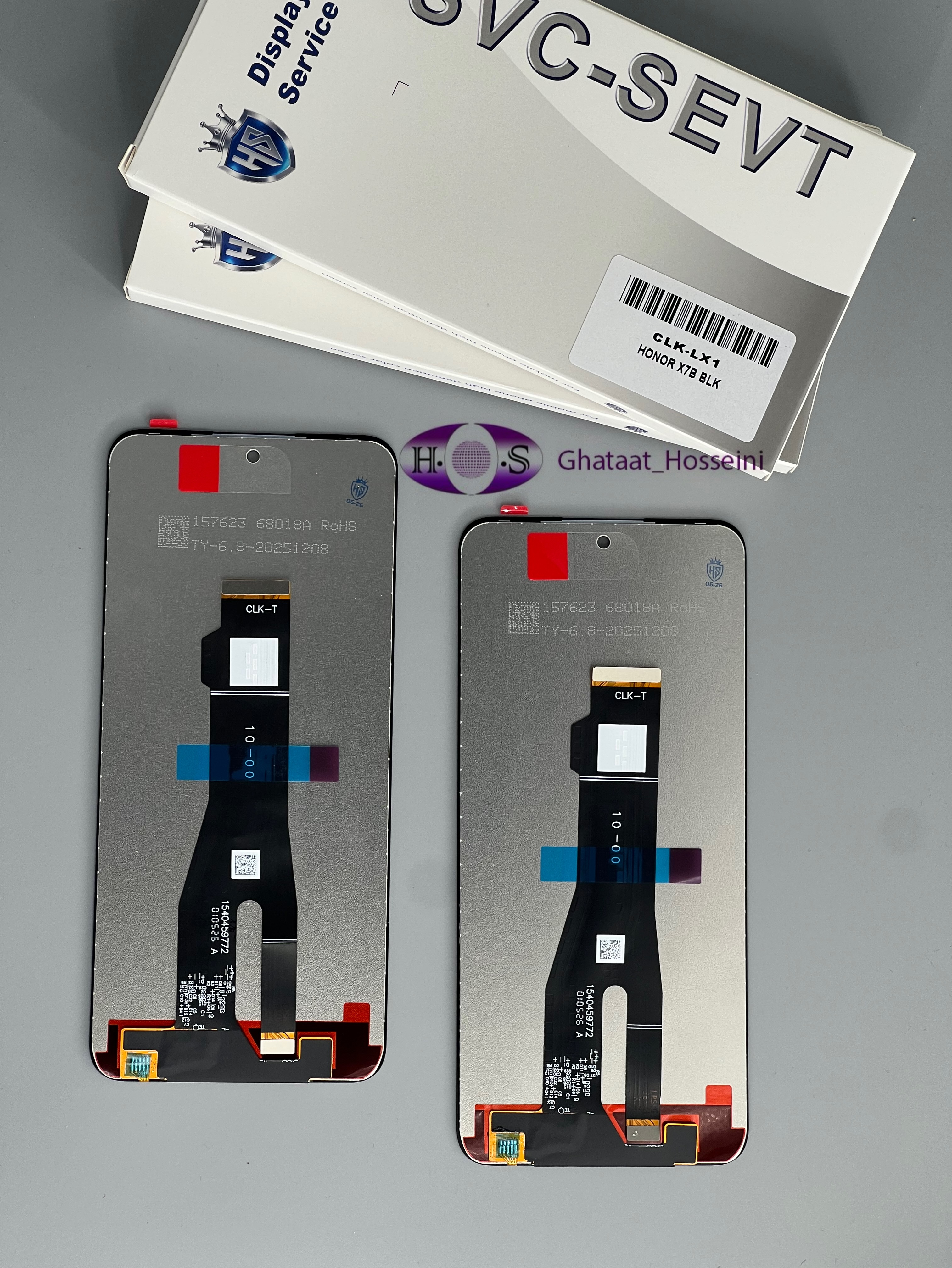 تاچ والسيدي گوشي هواويي انر ايكس هفت بيlcd Honor X7Bبدون فريم اورجينال اصلي