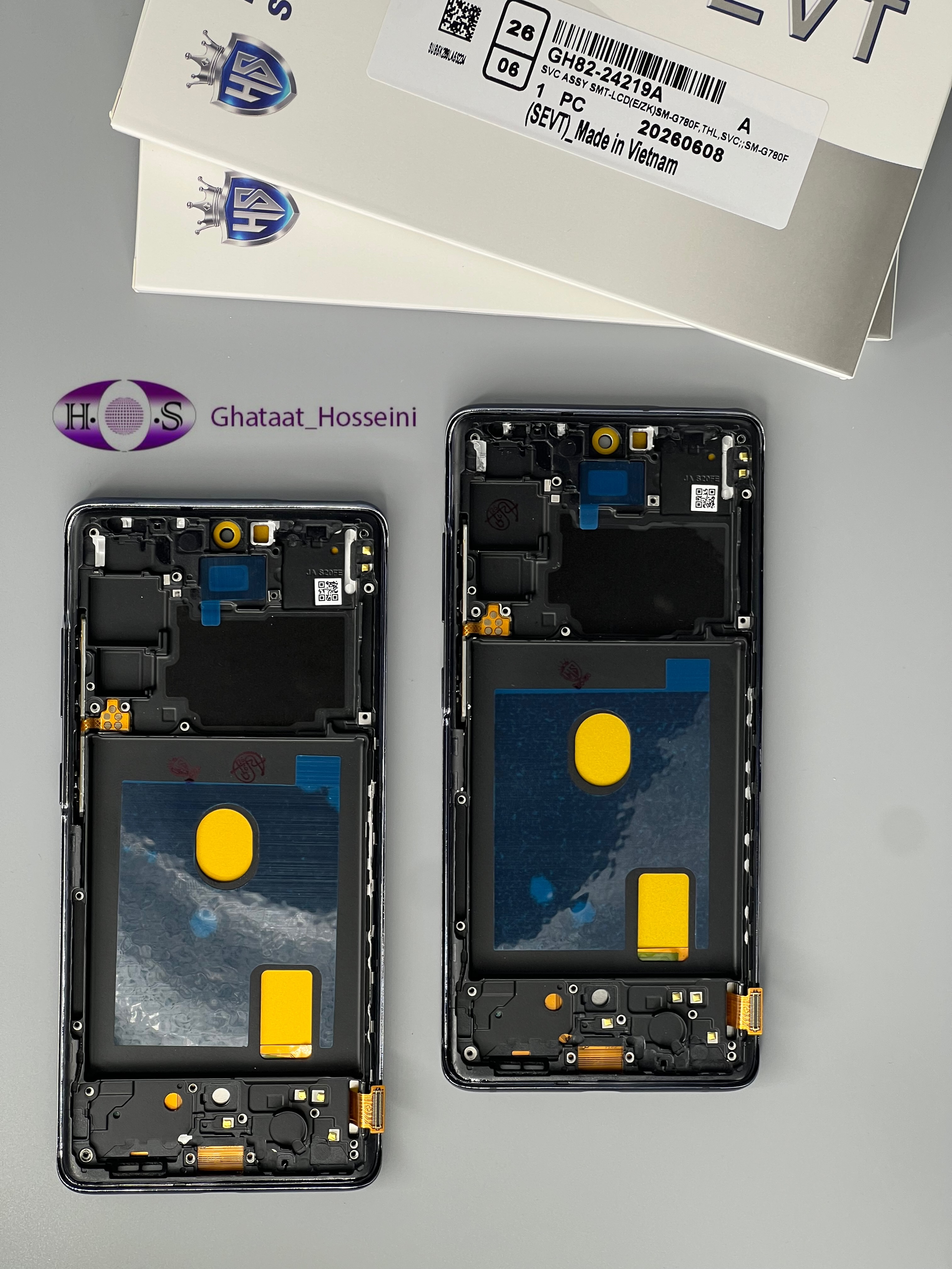 تاچ و السيدي گوشي سامسونگ Samsung S20Fe/G780+Frame HDPlusبافريم اينسل اچ دي پلاس