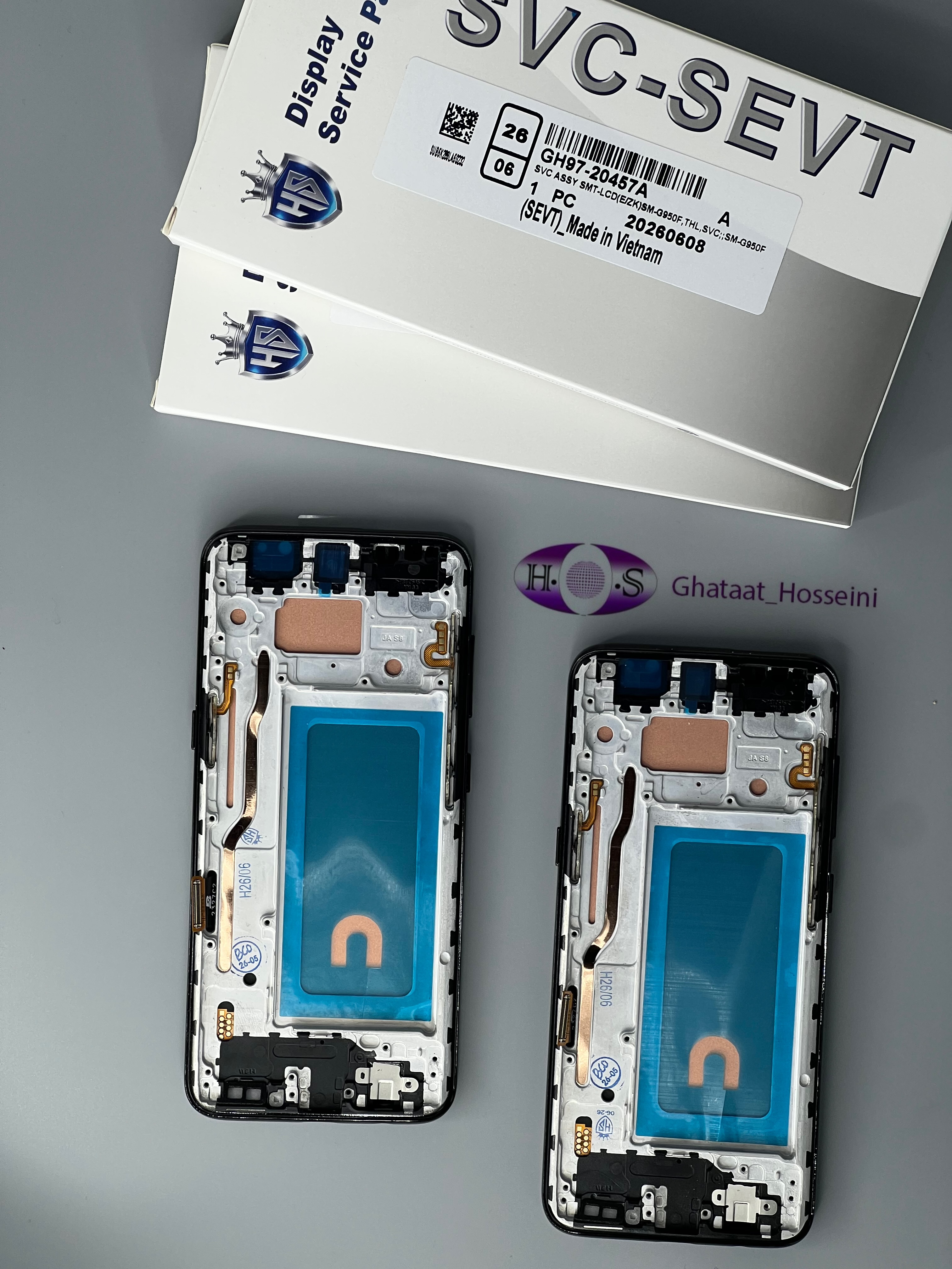 تاچ و السيدي گوشي سامسونگ Samsung S8/G950+Frame HD Plusبافريم اينسل اچ دي پلاس