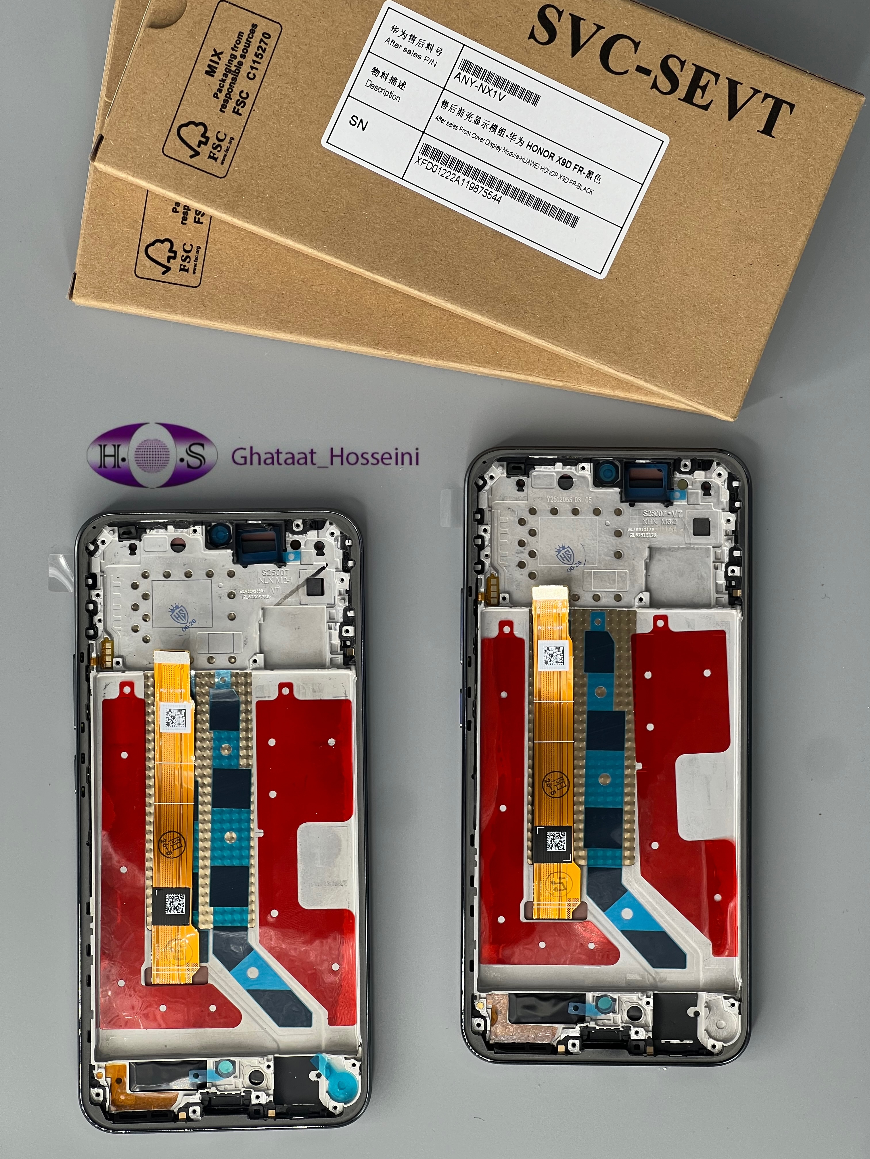 تاچ و السيدي گوشي هواويي آنر ايكس 9دي Honor X9D+Frame Orgبافريم اورجينال اصلي