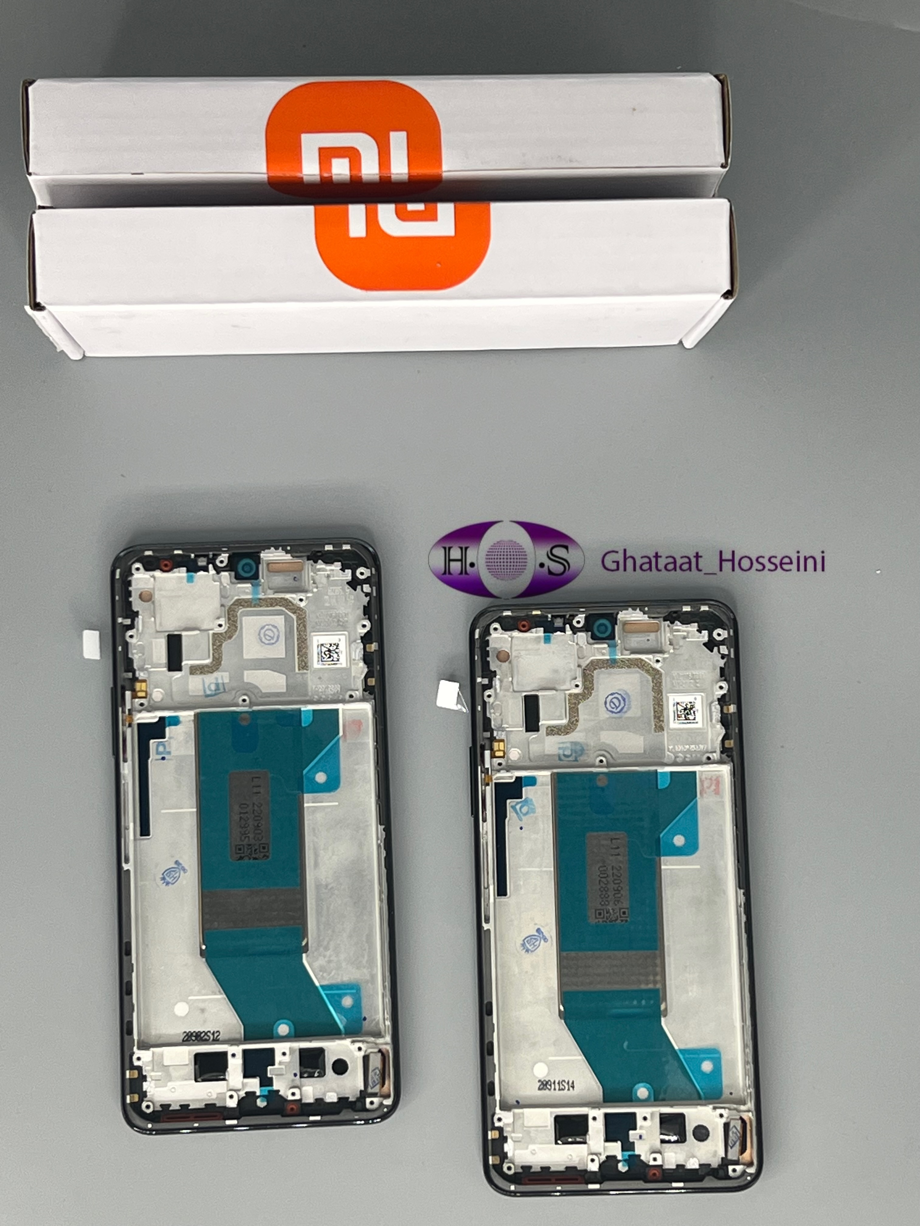 تاچ و السيدي گوشي شيامي كا 50 Xiaomi Redmi K50+Frame Orgبافريم اورجينال سرويس پك
